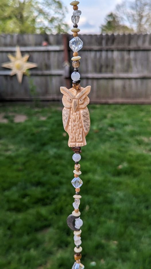 Suncatcher Bone Owl