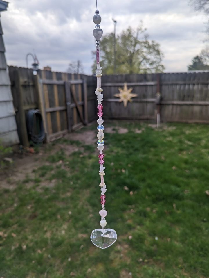 Suncatcher Glass Heart