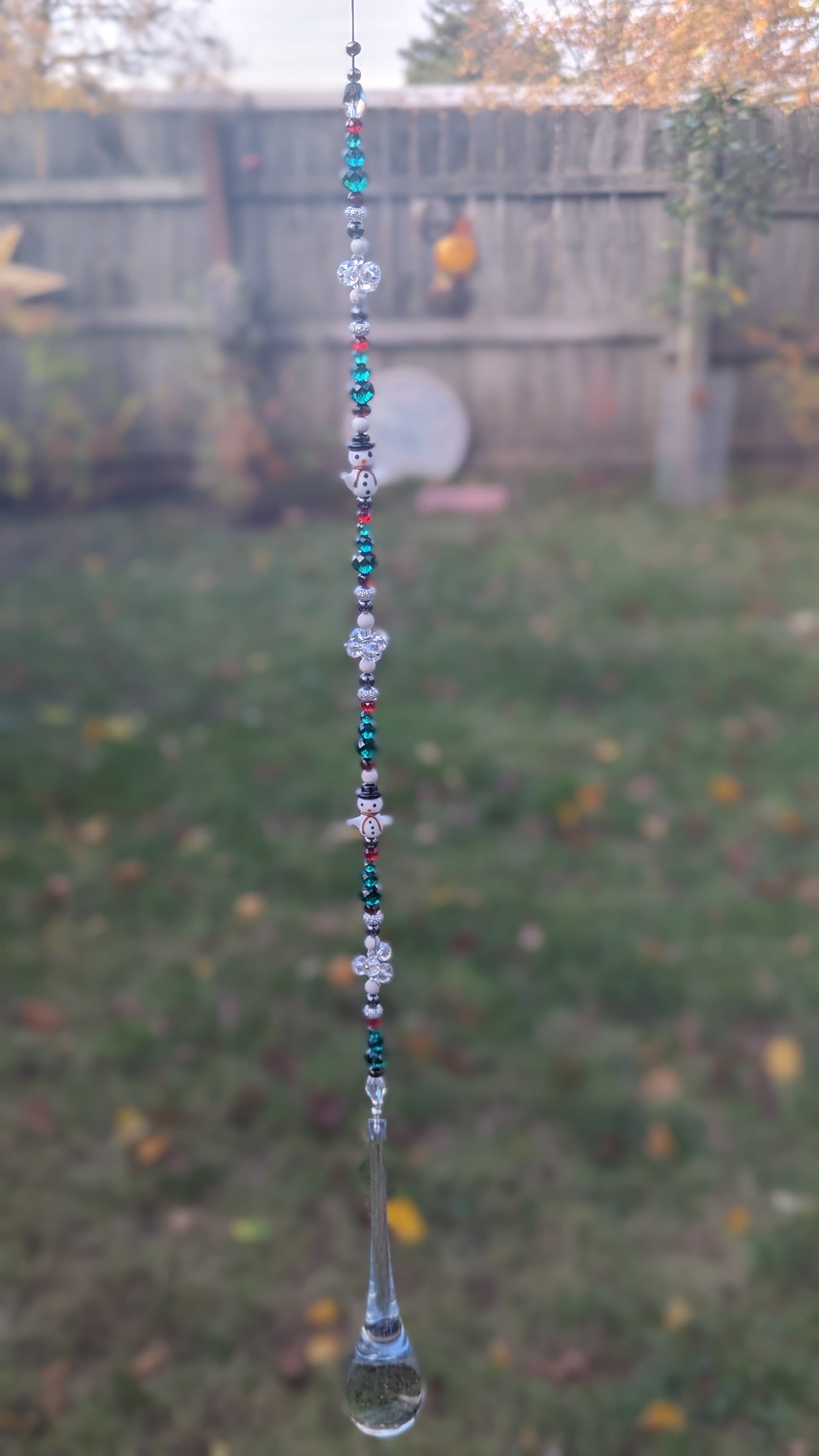 Suncatcher Snowman Tree