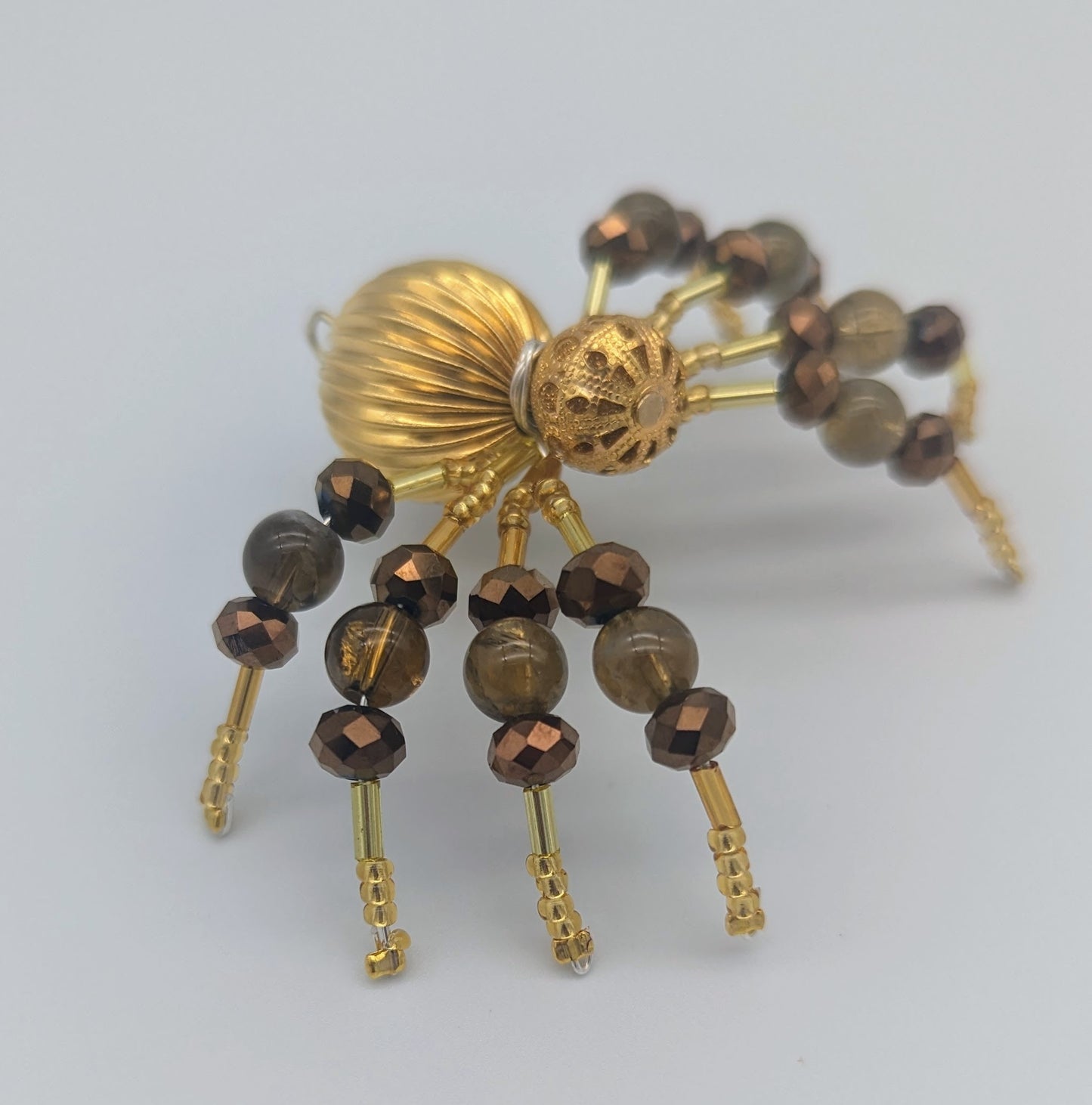 Christmas Spider Gold Citrine