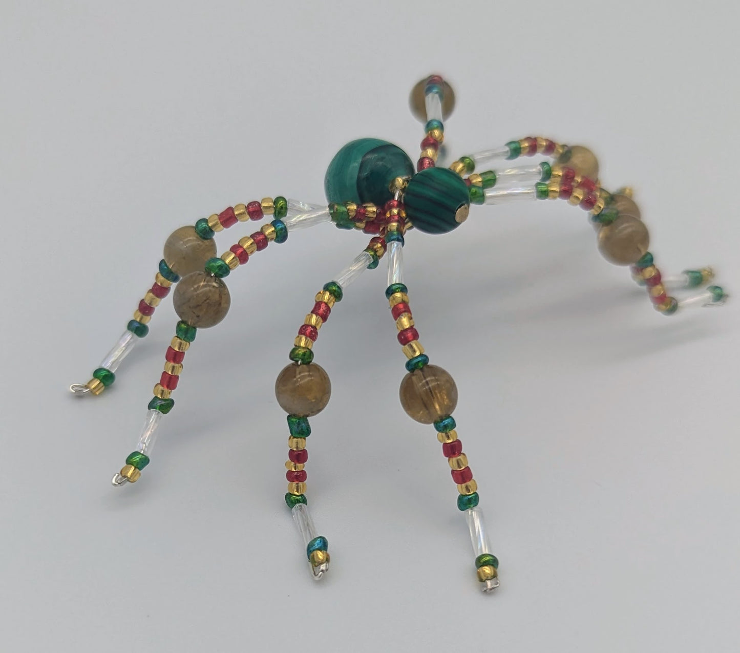 Christmas Spider Green Malachite